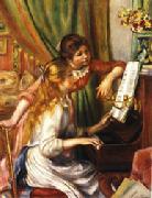 Auguste renoir Young Girls at the Piano oil painting on canvas